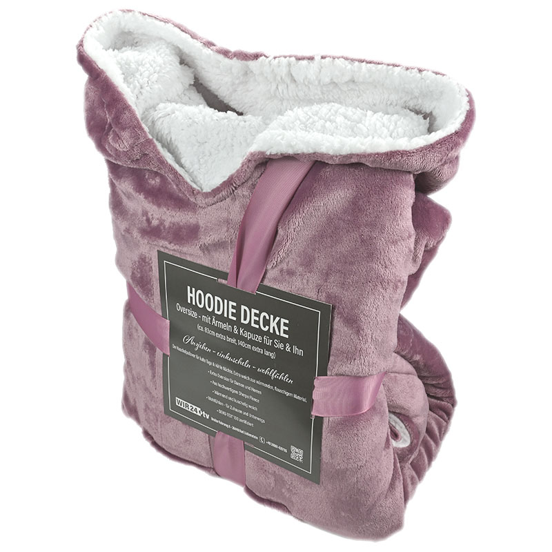 Hoodie Decke Altrosa hoodie-decke-altrosa