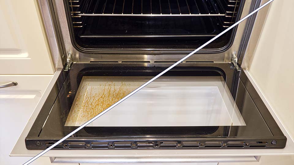 Backofen Reinigen Vorher Nachher Backofen Reinigen Vorher Nachher