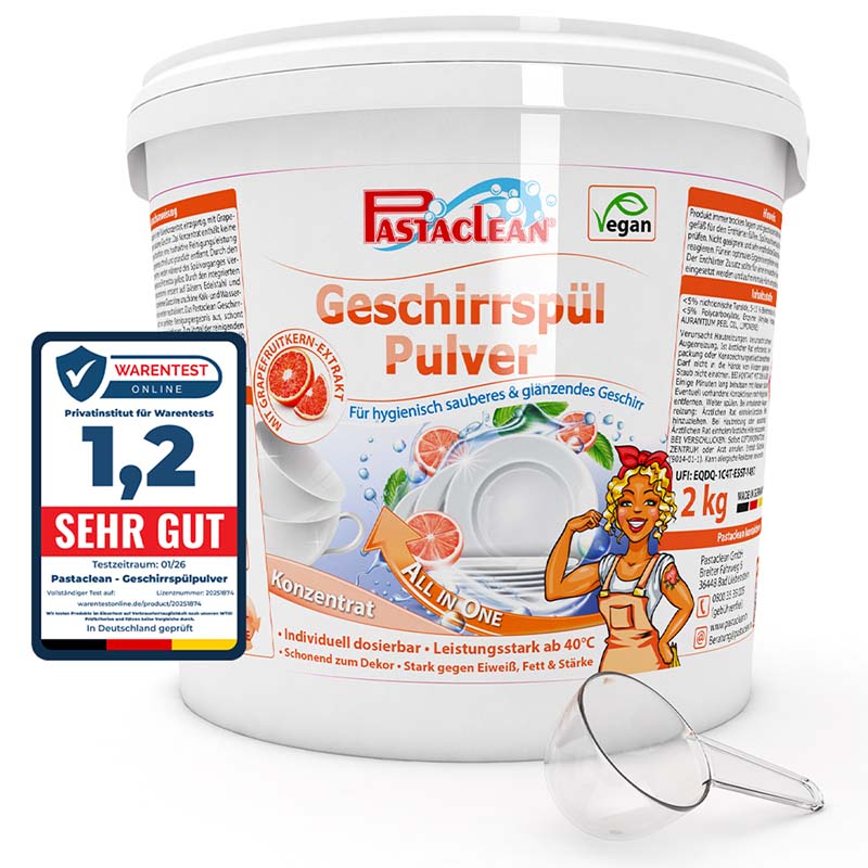 Geschirrspülpulver Spülmaschinenpulver, 2 kg