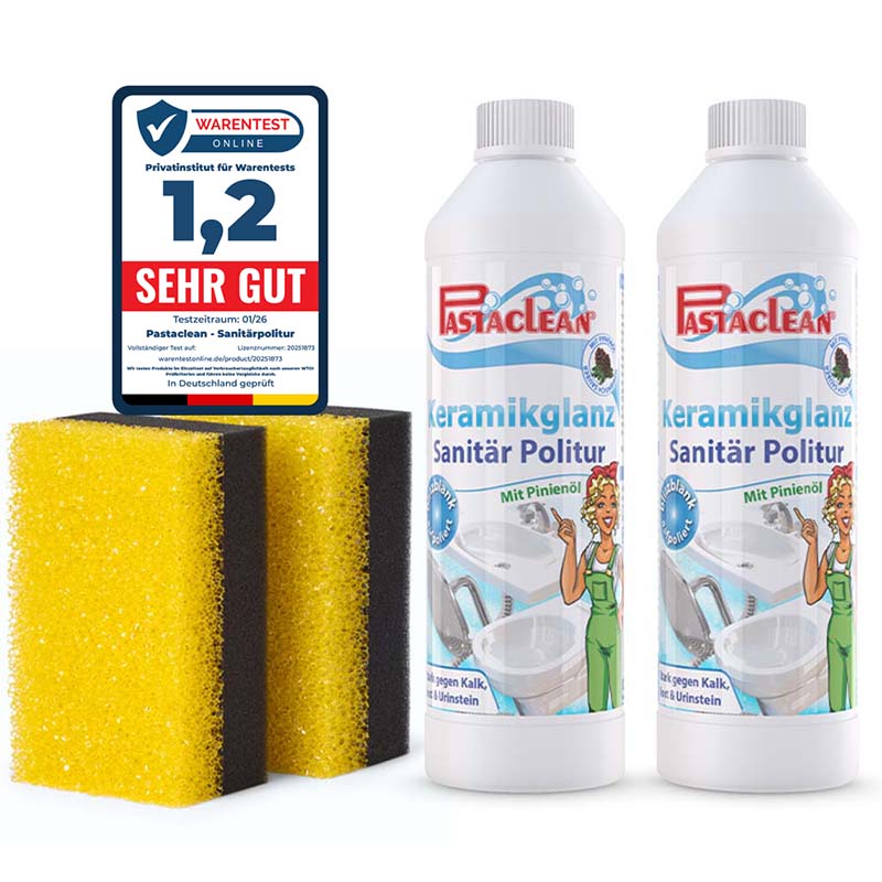 Sanitärpolitur mit Pinienöl - Badreiniger, 2x 500ml