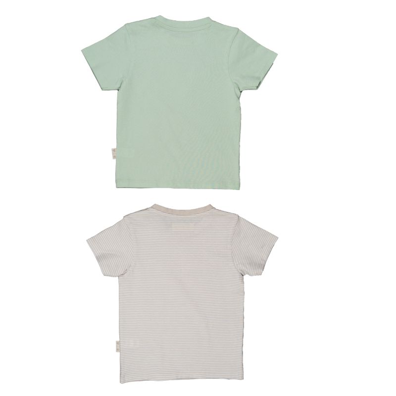 Lilly & Fynn Baby T-Shirt,  kurzarm, 2er Set, 100% Bio-Baumwolle