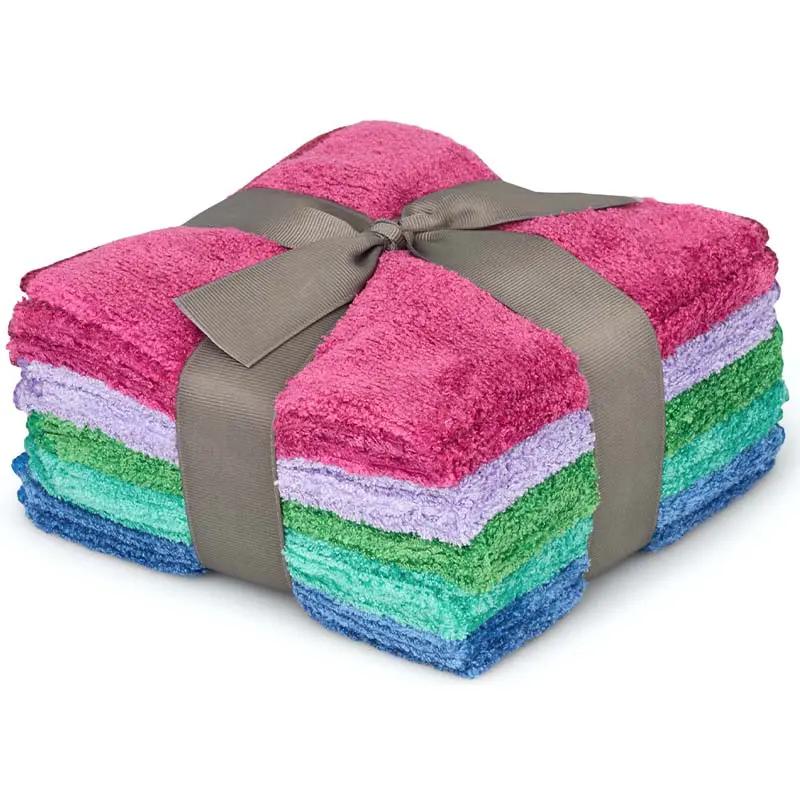 Flauschi Putztücher 10er-Pack Geschenk Set (Rainbow)