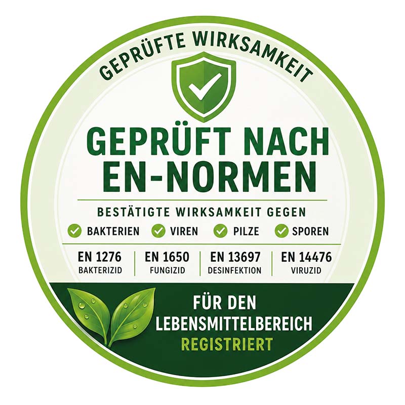 Obst und Gemüse Desinfektion (1 Liter) Reiniger für Lebensmittel