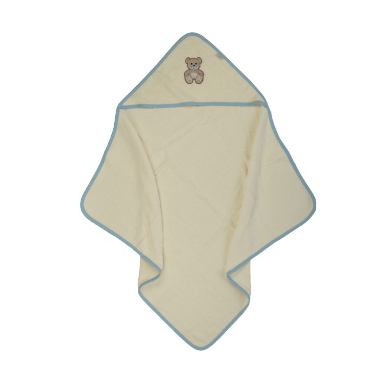 Lilly & Fynn Baby Kapuzen-Badetuch, 100% Bio-Baumwolle