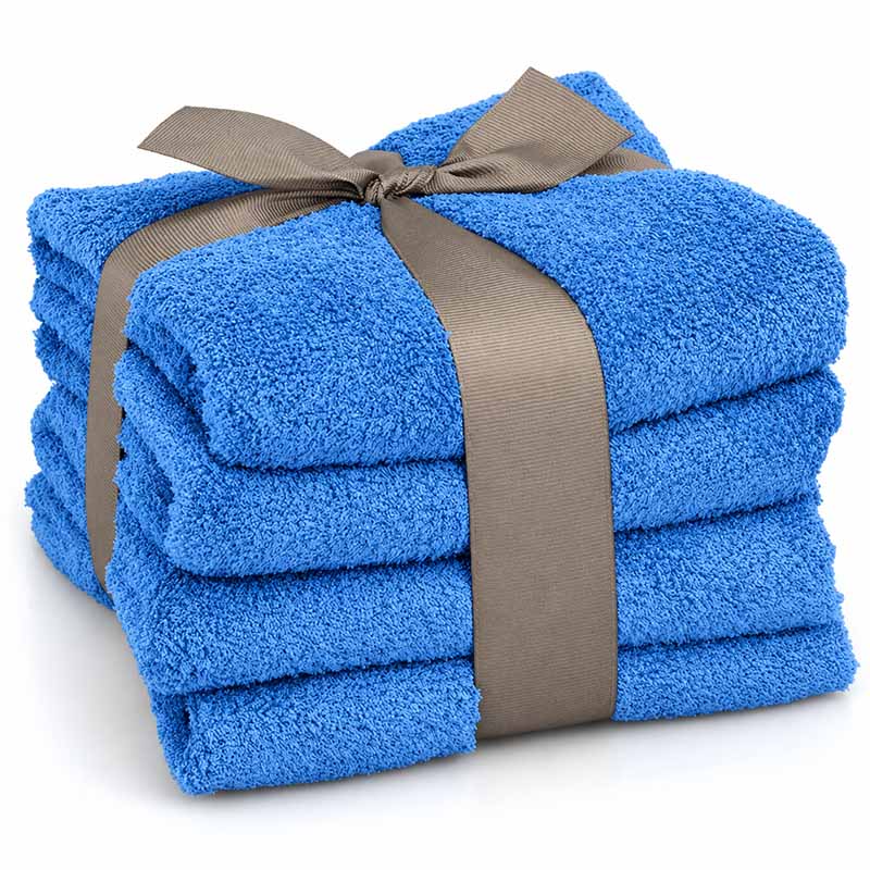 Handtücher 50 x 100 cm Geschenk Set antibakteriell, 4 Stück