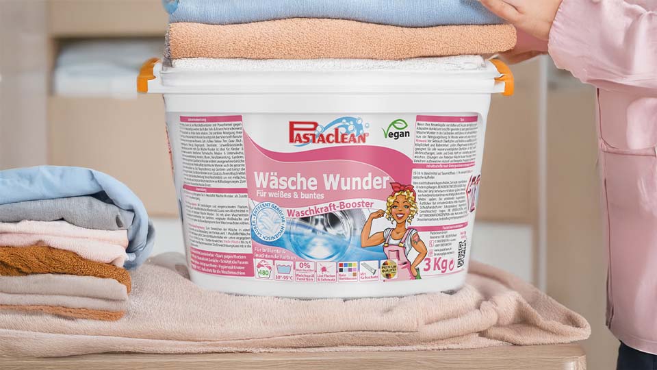 Wäsche Wunder Waschkraftverstärker Wäsche waschen von Pastaclean