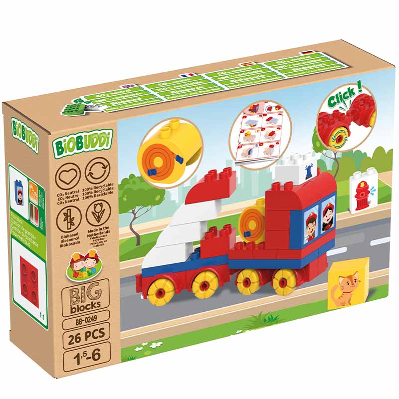 Bio Bausteine (26 Teile) Feuerwehr Truck Set