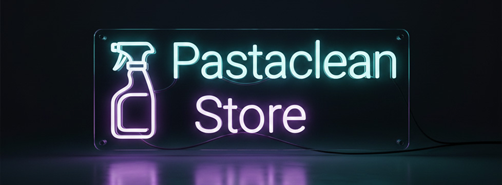 Pastaclean Store in Bad Liebenstein mit Fokus auf Reinigungsmittel, hochkonzentrierten Haushaltsreinigern, Wäschepflege, Fachberatung und TV-Bestsellern für den Haushalt.