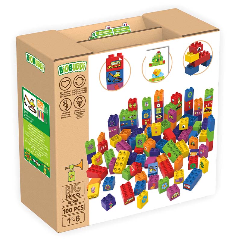 Bio Bausteine (100 Teile) BiOBUDDi Build Bauset