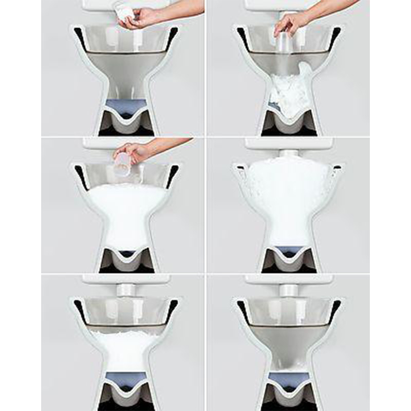 WC Pulver Anwendung Pastaclean WC Pulver Anwendung Pastaclean