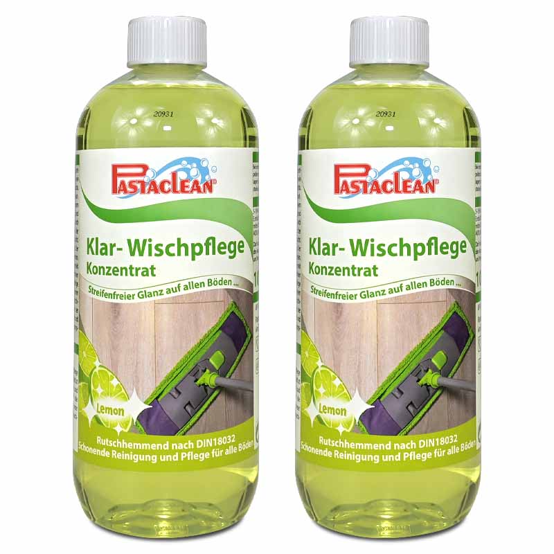 Pastaclean Klar Wischpflege lemon 2000ml Wischpflege Bodenreiniger Lemon Pastaclean 2000ml