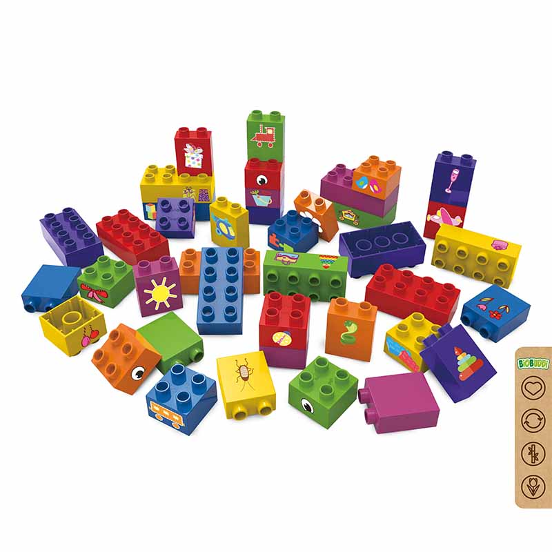 Bio Bausteine (40 Teile) BiOBUDDi Build-Set