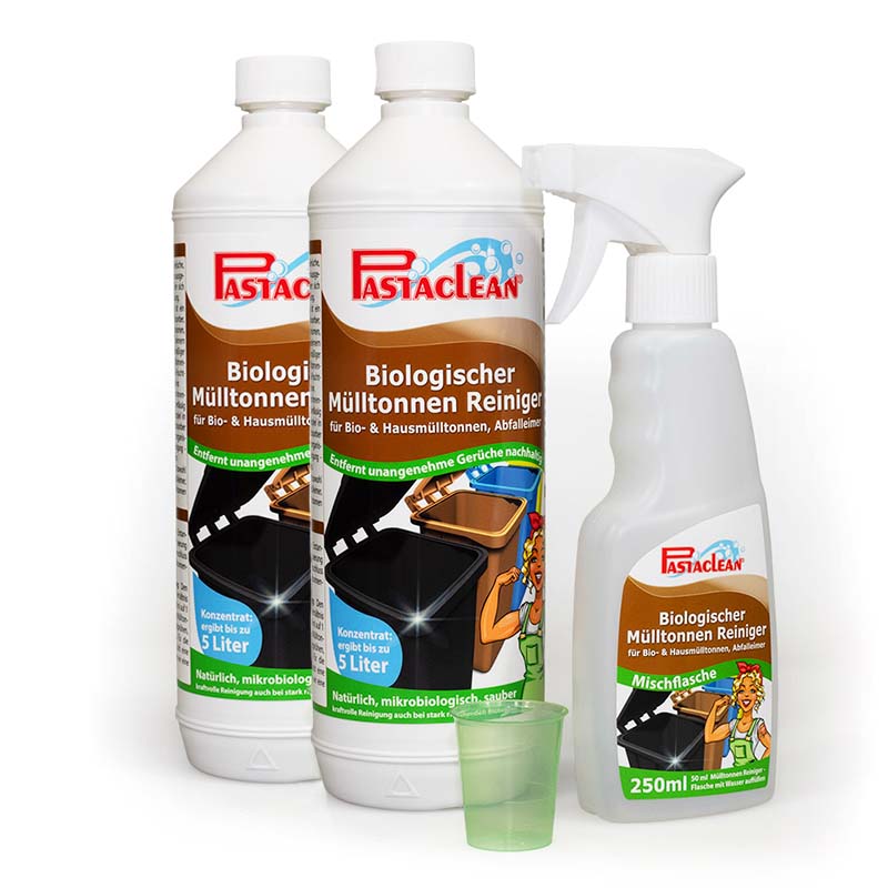 Biologischer Mülltonnen Reiniger, 2x 1 Liter