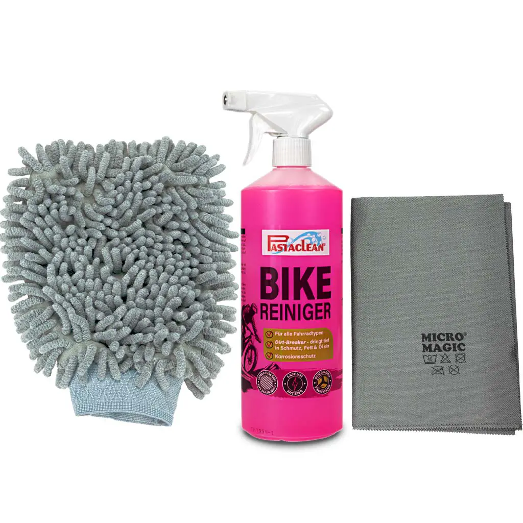 Fahrradreiniger Fahrradpflege Set Grau Pastaclean Bike Cleaner