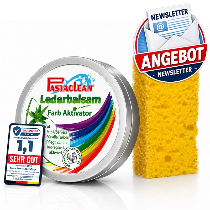 Pastaclean Lederpflege (farblos) mit Farb Aktivator, 250 ml